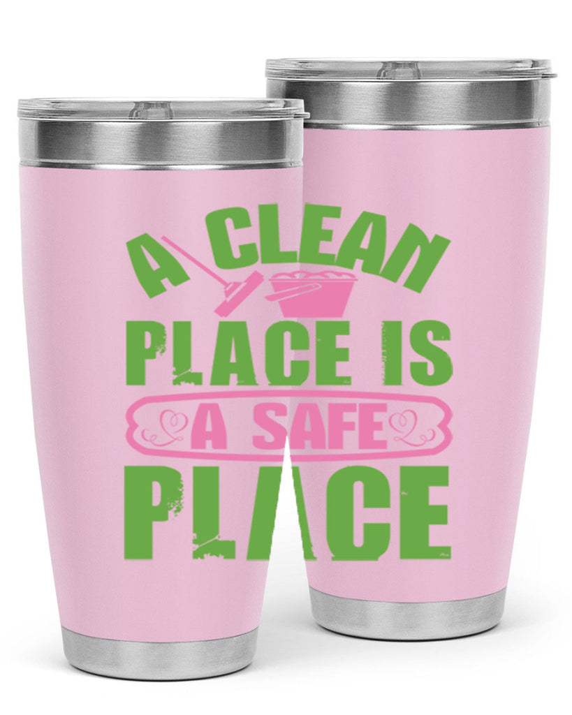 A clean place is a safe place Style 50#- cleaner- Cotton Tank