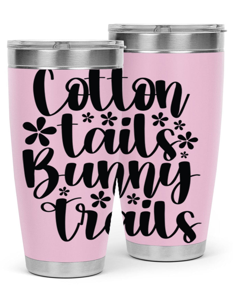 Cotton tails bunny trails  113#- spring- Tumbler
