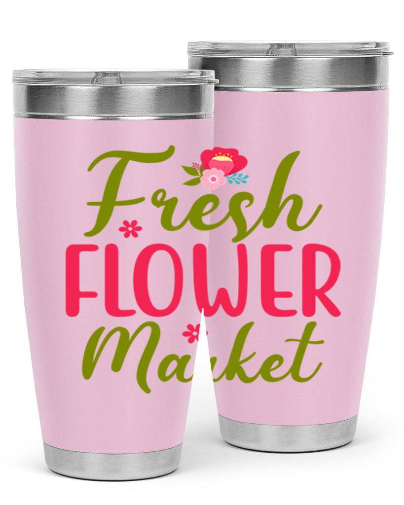 Fresh Flower Market 144#- spring- Tumbler