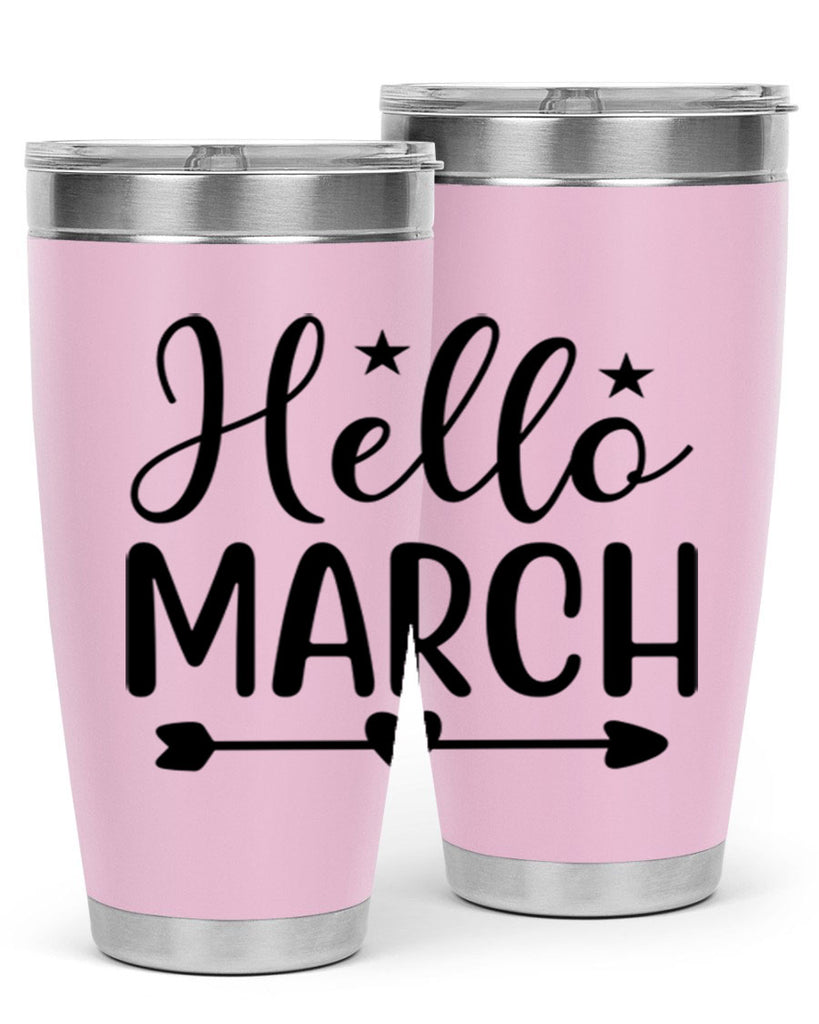 Hello March 184#- spring- Tumbler