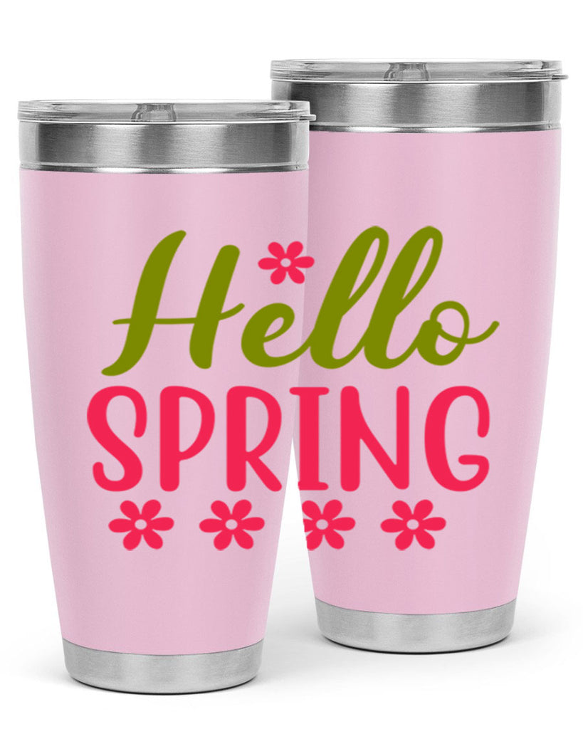 Hello Spring 213#- spring- Tumbler