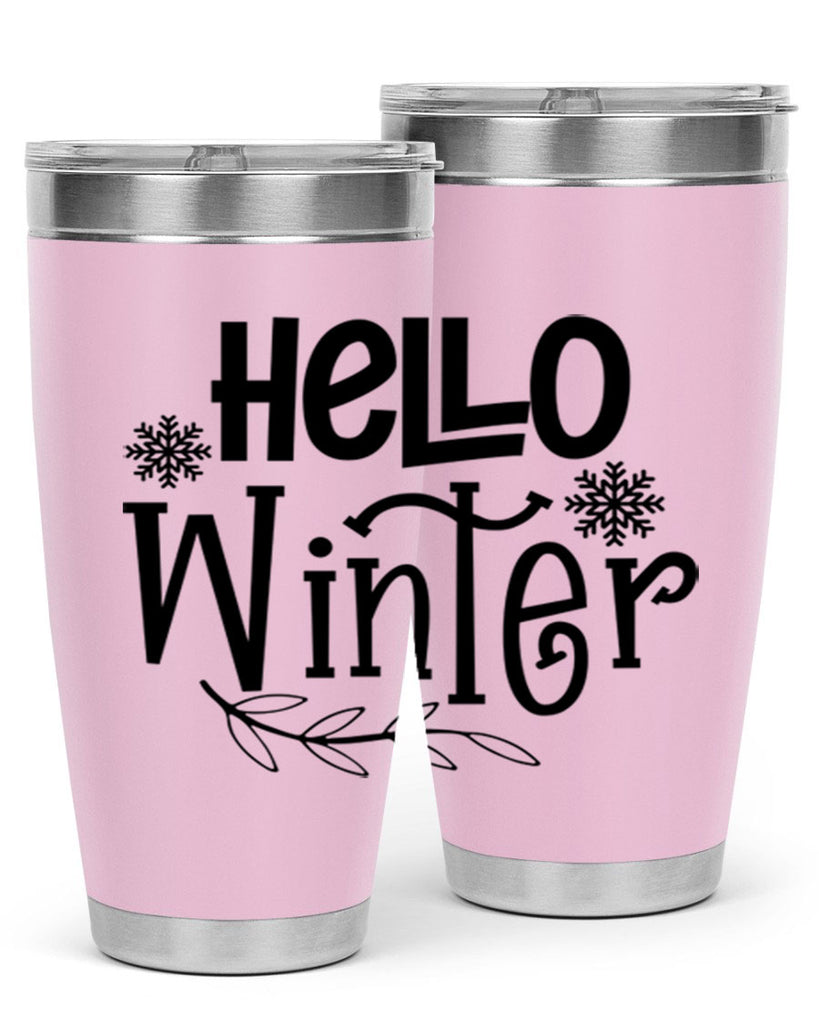 Hello Winter 168#- winter- Tumbler
