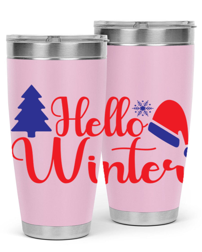 Hello Winter 179#- winter- Tumbler