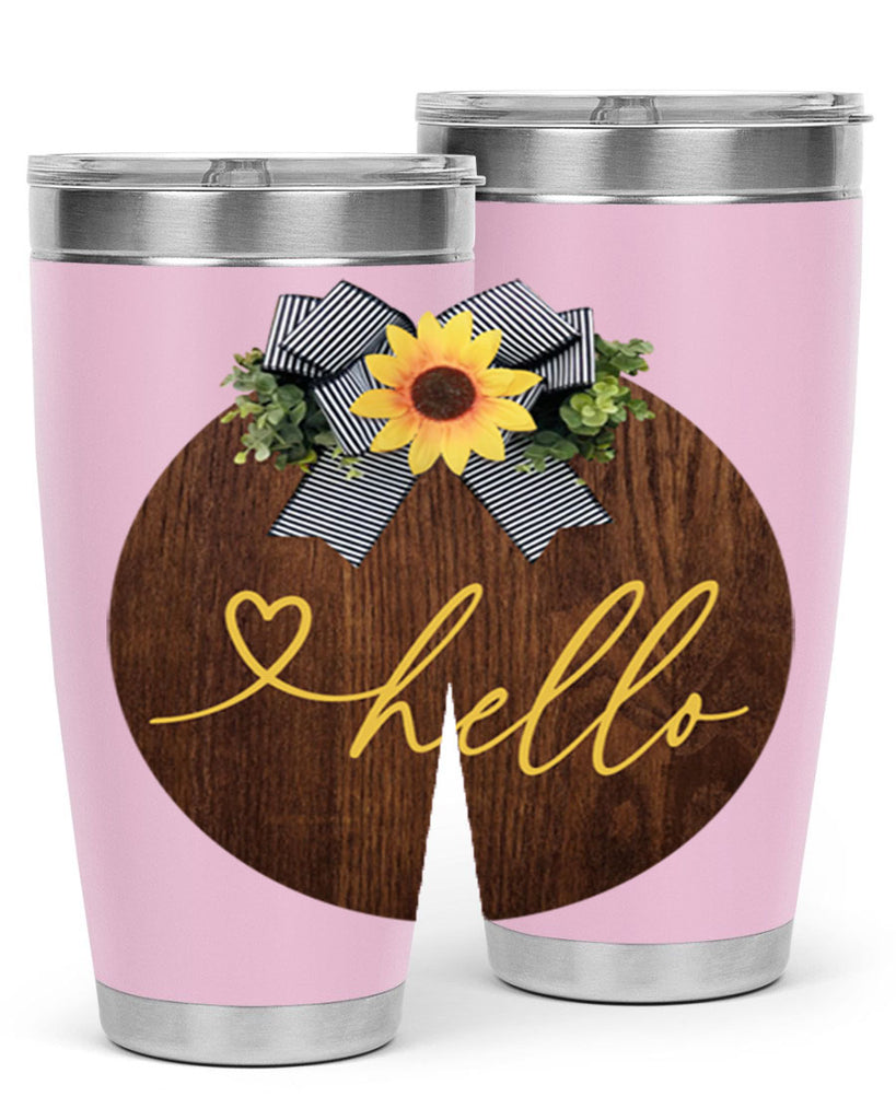 Hello heart Mockup182#- spring- Tumbler