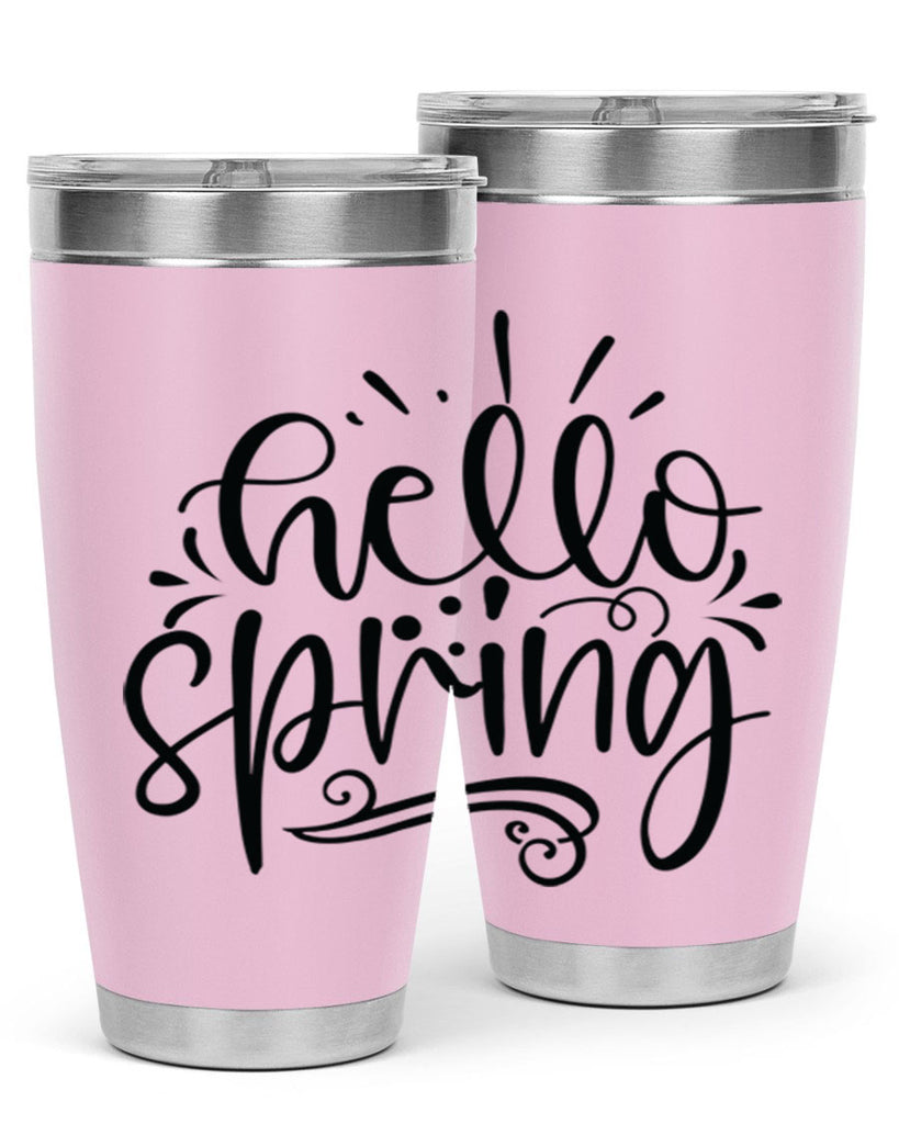 Hello spring 3#- spring- Tumbler