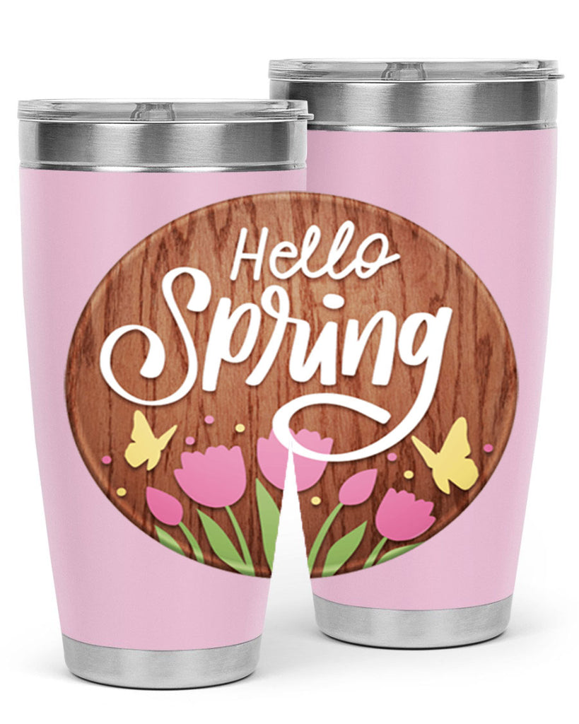 Hello spring Mockup202#- spring- Tumbler