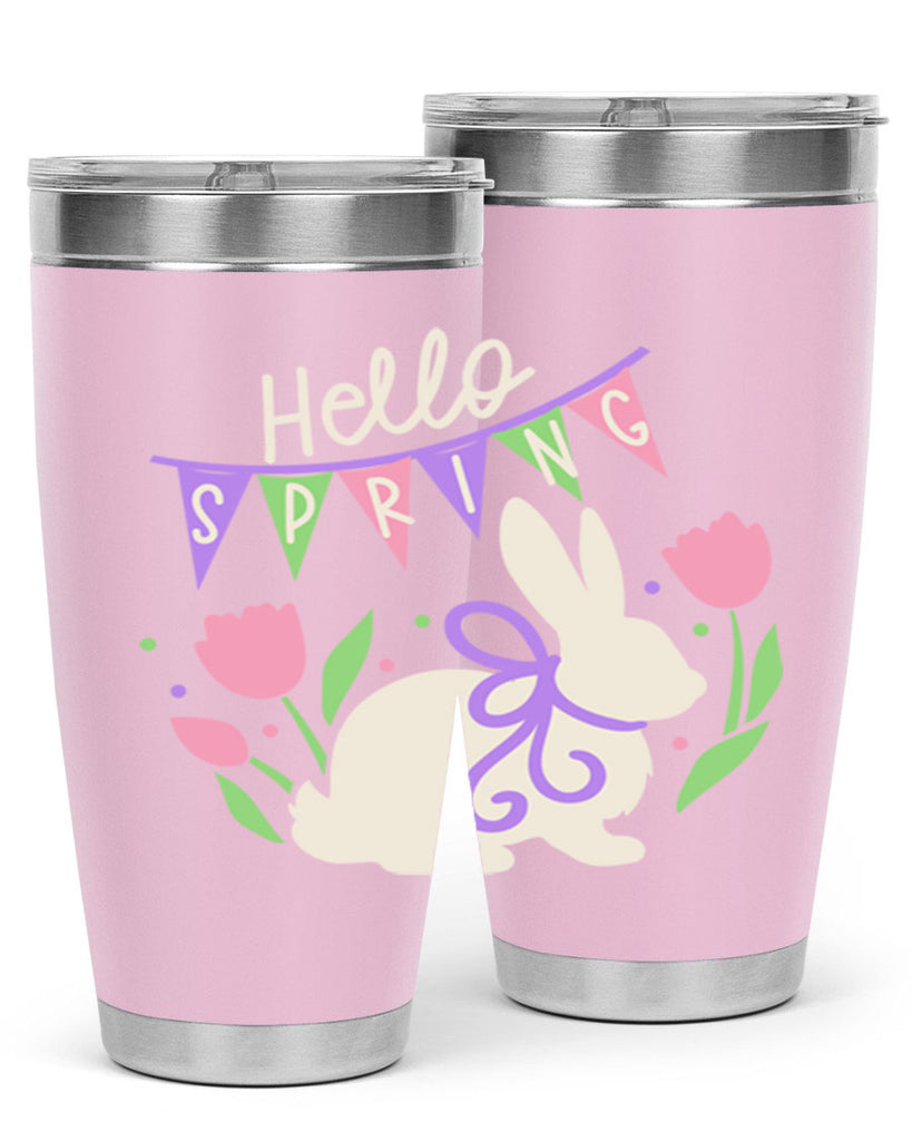 Hello spring bunny193#- spring- Tumbler