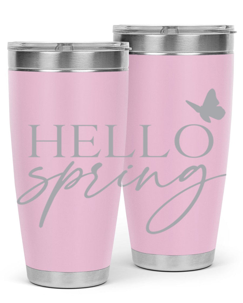 Hello spring butterfly195#- spring- Tumbler
