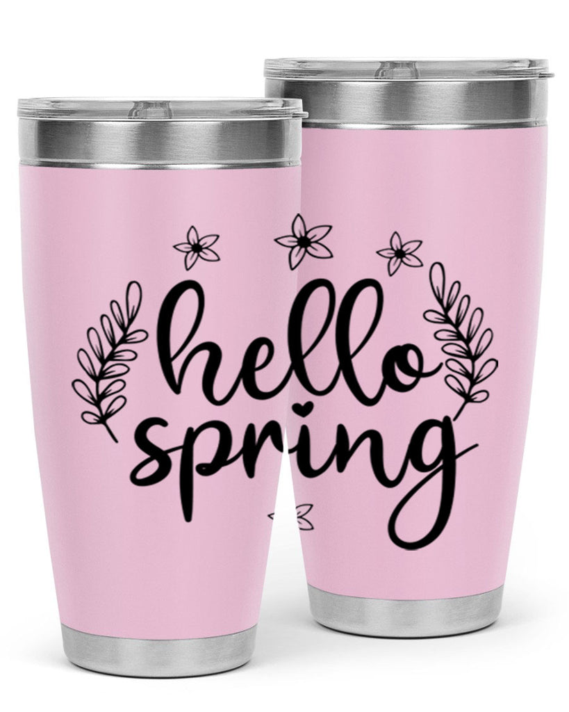 Hello spring design  221#- spring- Tumbler
