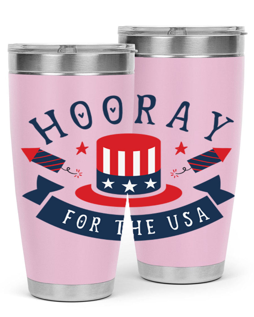 Hooray for the usa Style 42#- Fourt Of July- Tumbler