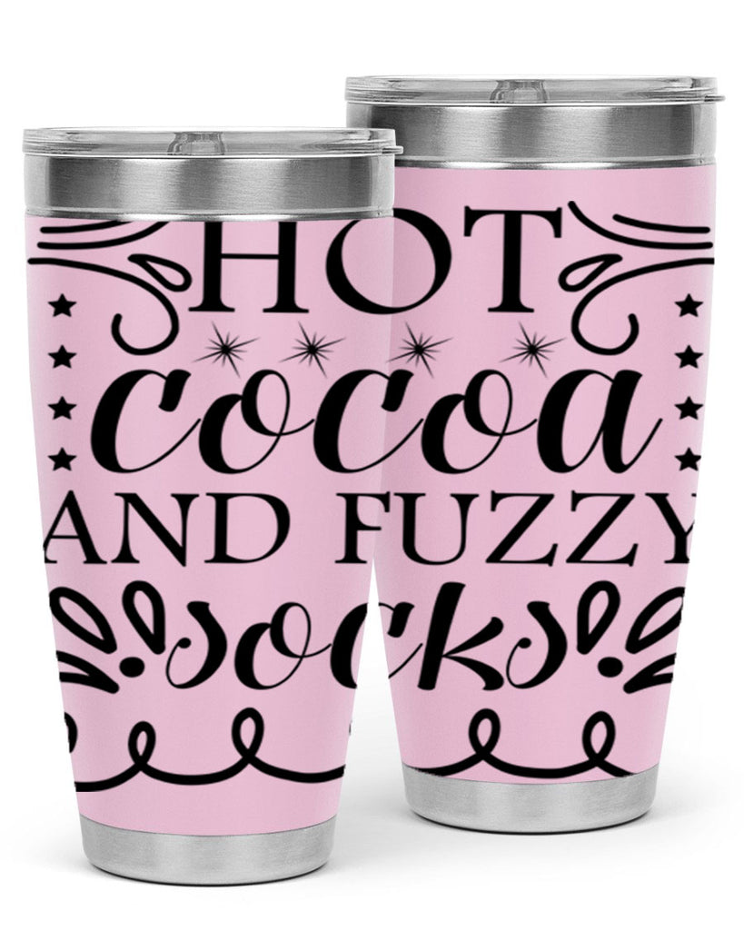 Hot Cocoa and Fuzzy Socks 217#- winter- Tumbler