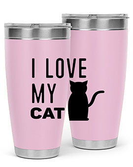 I Love My Cat Style 57#- cat- Tumbler