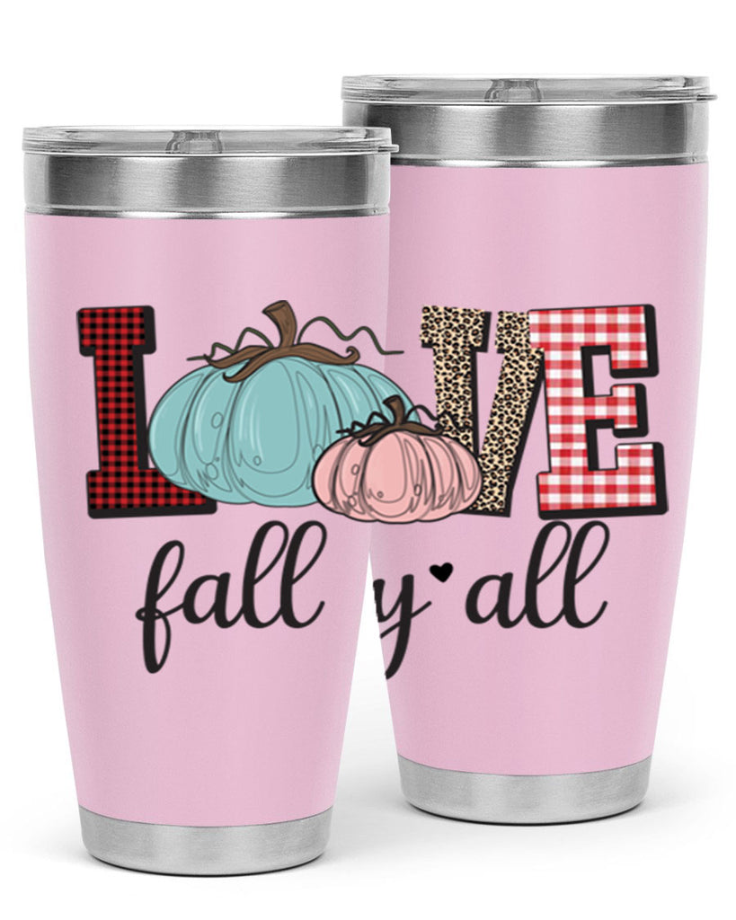 Love Fall Yall 409#- fall- Tumbler