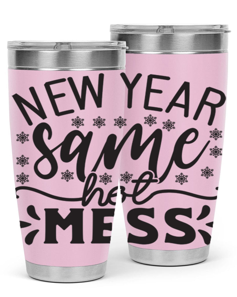 New year same hot mess 326#- winter- Tumbler