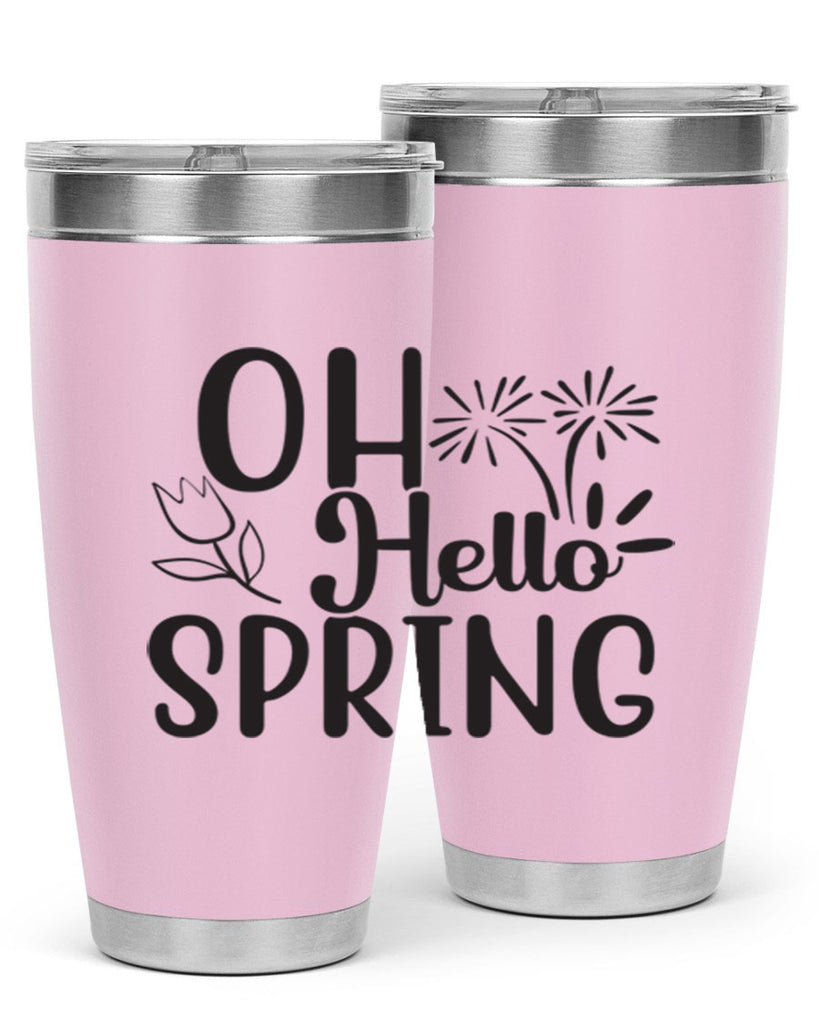 Oh hello spring 358#- spring- Tumbler