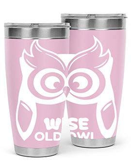 Owl Lover Wise Old Owl A TurtleRabbit 13#- owl- Tumblers