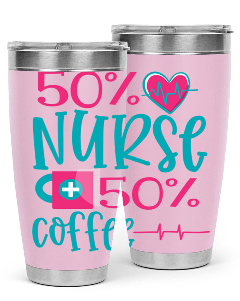 Percent Nurse Percent Coffee Style 395#- nurse- tumbler