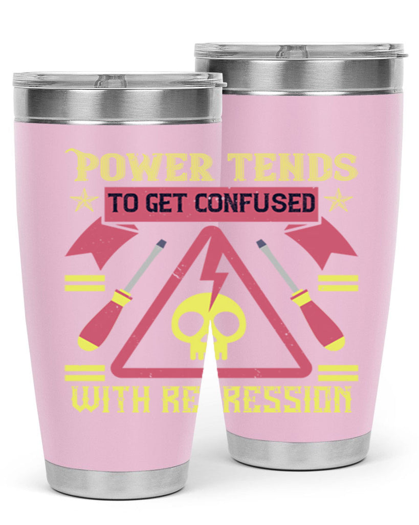 Power tends to get confused with repression Style 17#- electrician- tumbler