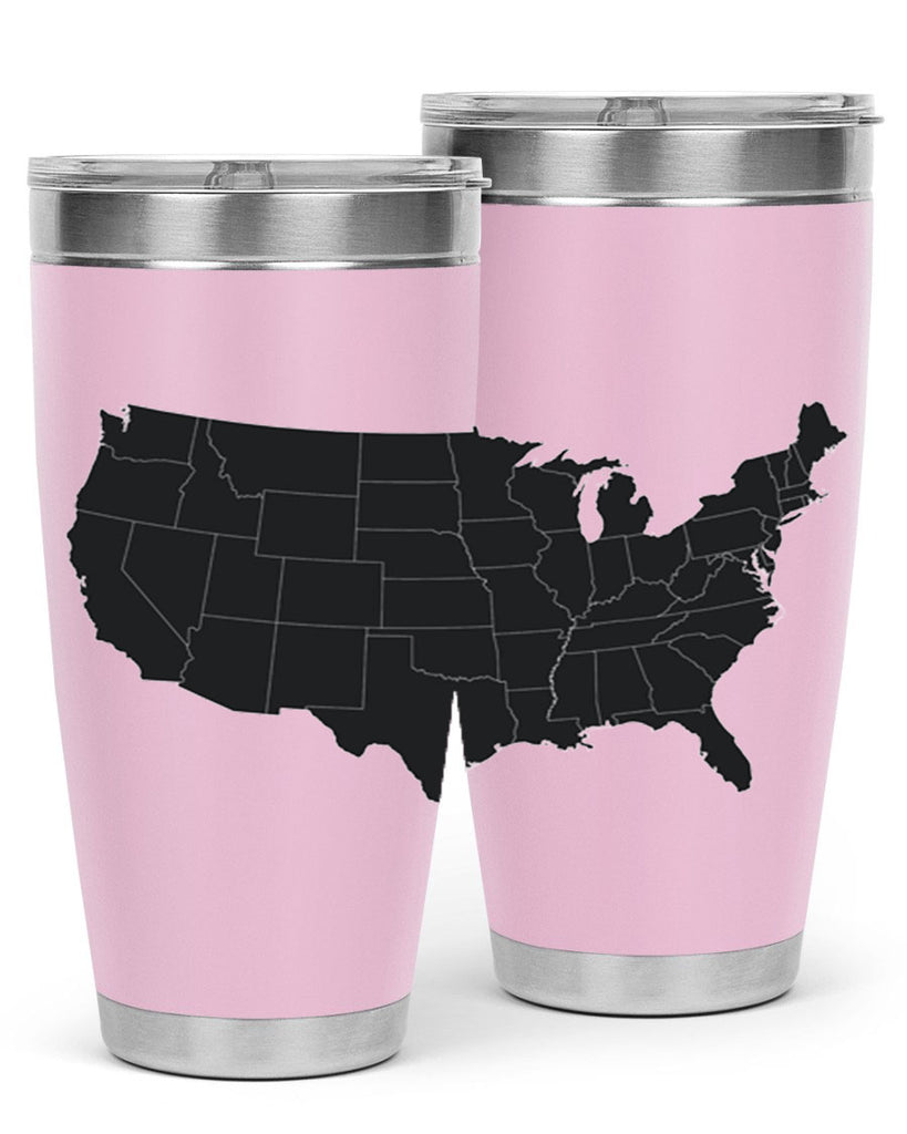 Separate Color Map Style 71#- Fourt Of July- Tumbler