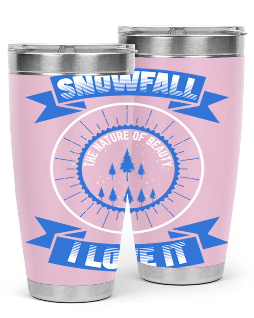 Snowfall Winter 373#- winter- Tumbler