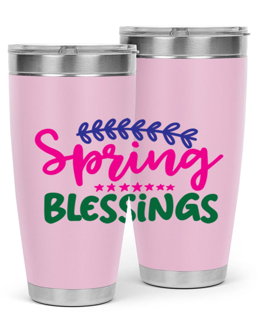 Spring Blessings 419#- spring- Tumbler