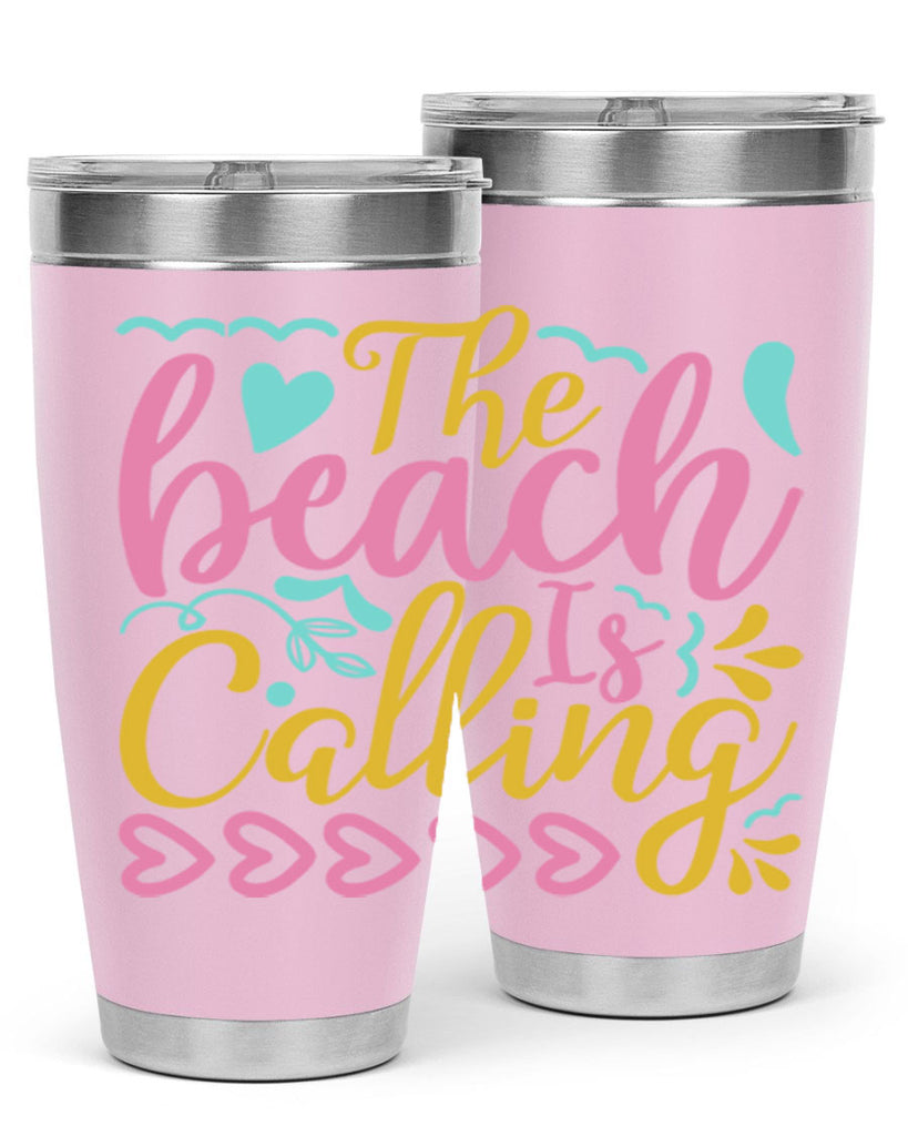 The beach is calling Style 1#- summer- Tumbler