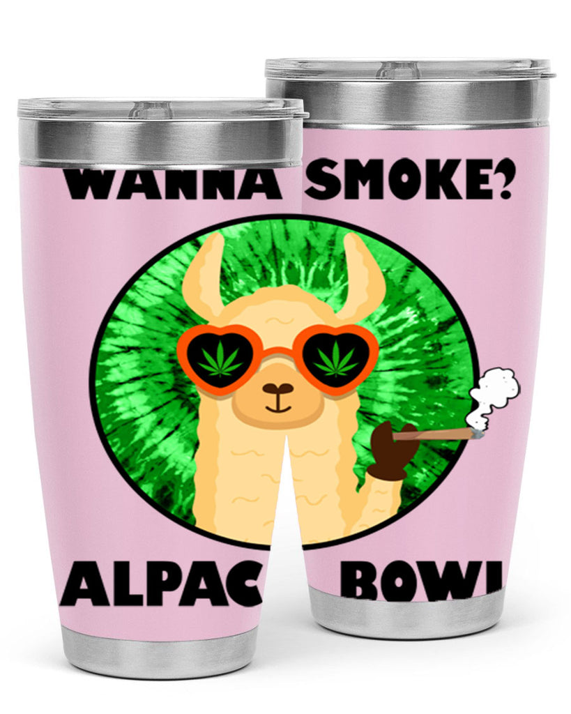 Wanna Smoke Alpaca Bowl 276#- marijuana- Tumbler