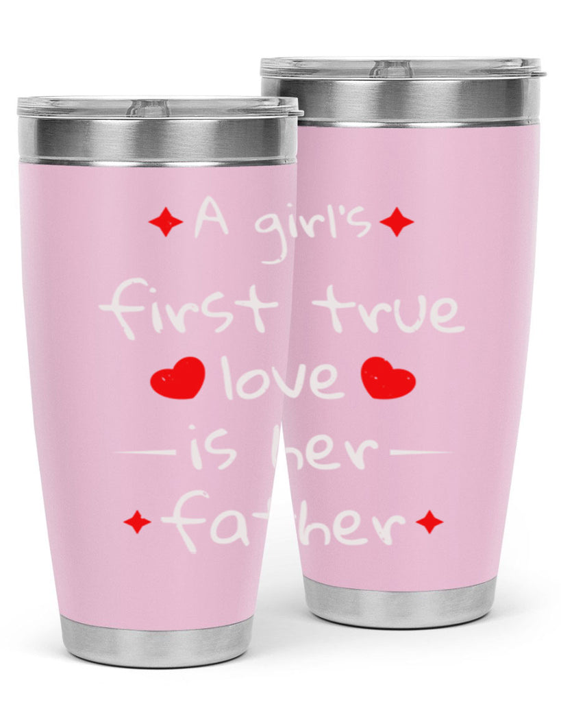 a girl’s first true 116#- fathers day- Tumbler