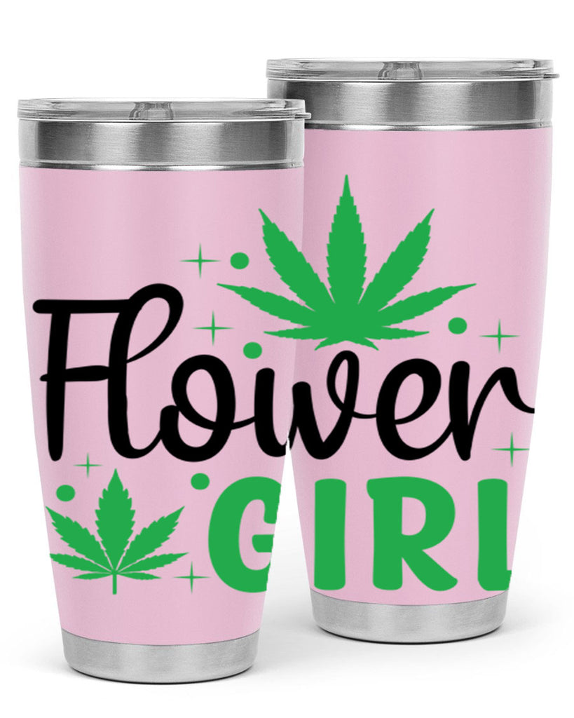 flower girl 83#- marijuana- Tumbler