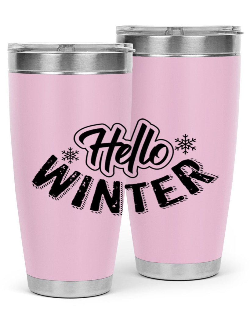 hello winter 169#- winter- Tumbler