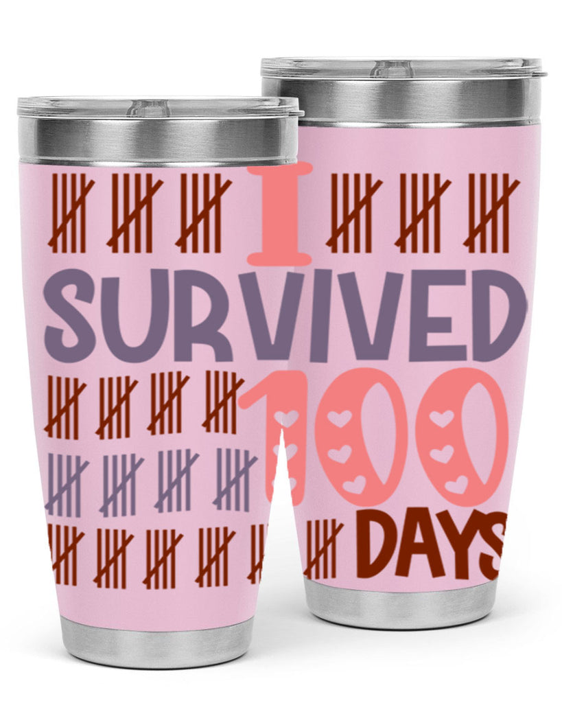 i survived 100 days 13#- 100 days of school- Tumbler