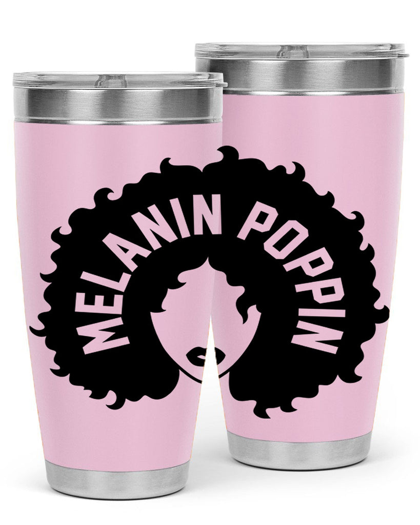 melanin poppin 85#- black words phrases- Cotton Tank