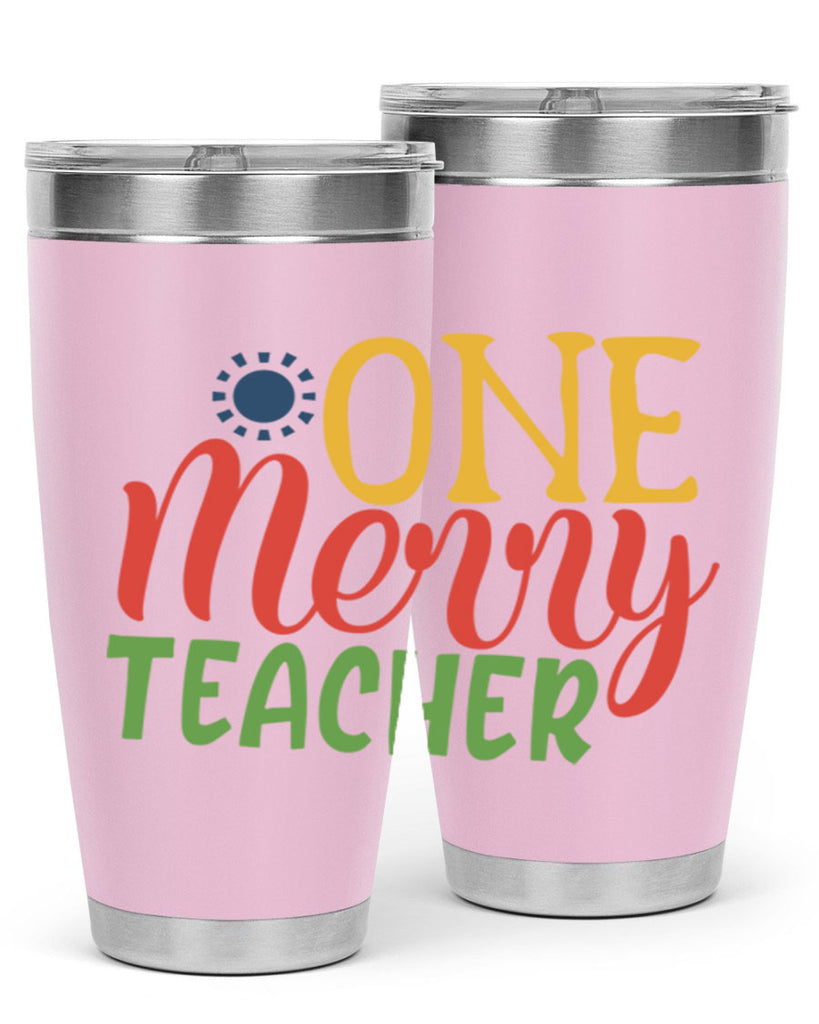 one merry teacher Style 162#- teacher- tumbler
