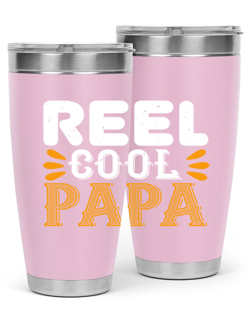 reel cool papa 12#- grandpa - papa- Tumbler