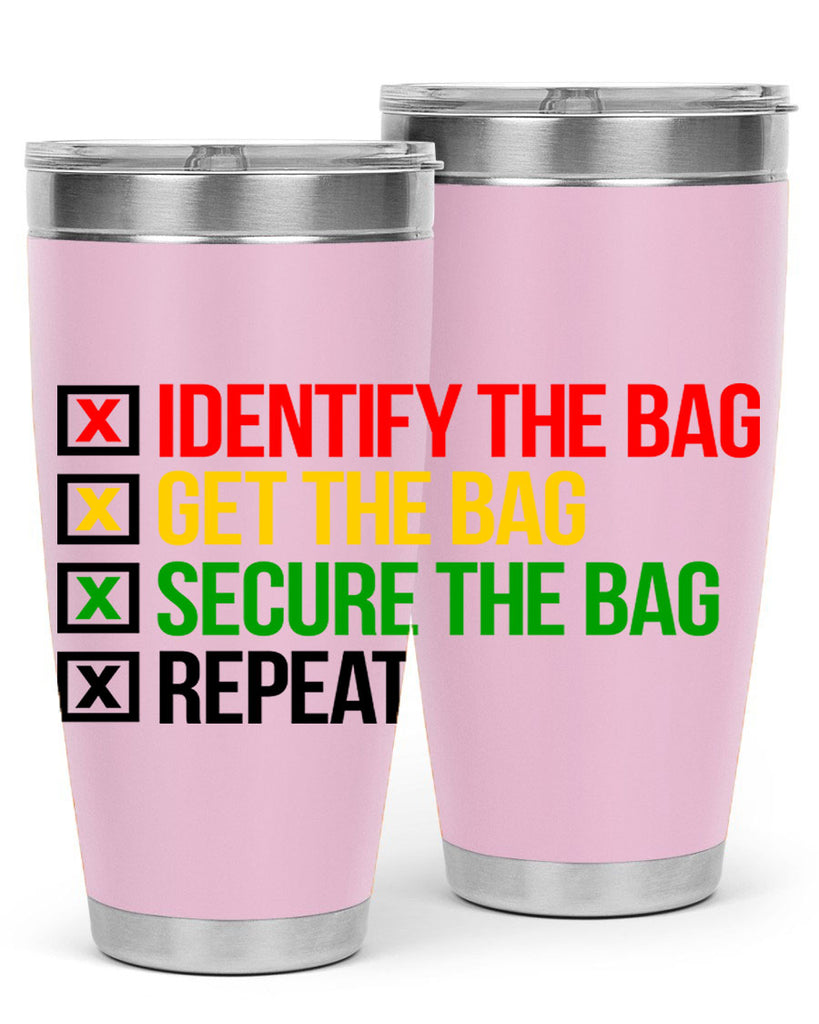 secure the bag 38#- black words phrases- Cotton Tank