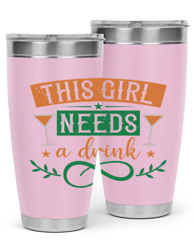 this girl needs a drink 1#- mardi gras- Tumbler