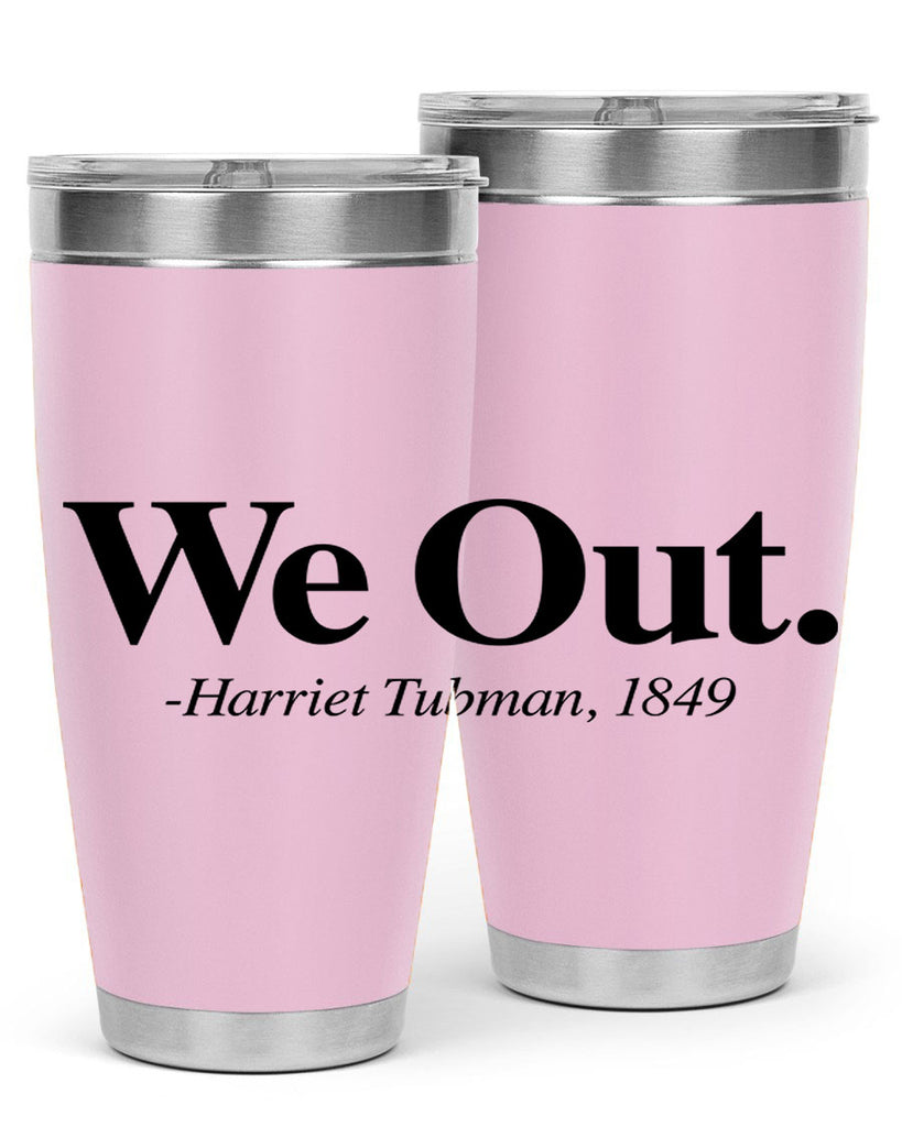 we out harriet tubman 12#- black words phrases- Cotton Tank