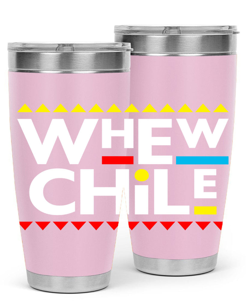 whew chile 11#- black words phrases- Cotton Tank