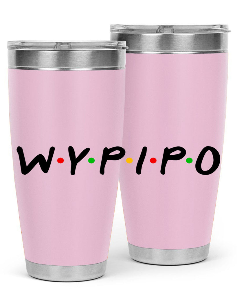 wypipo 7#- black words phrases- Cotton Tank