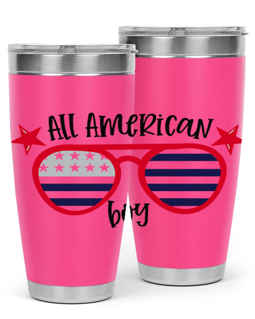 All American Boy Style 141#- Fourt Of July- Tumbler