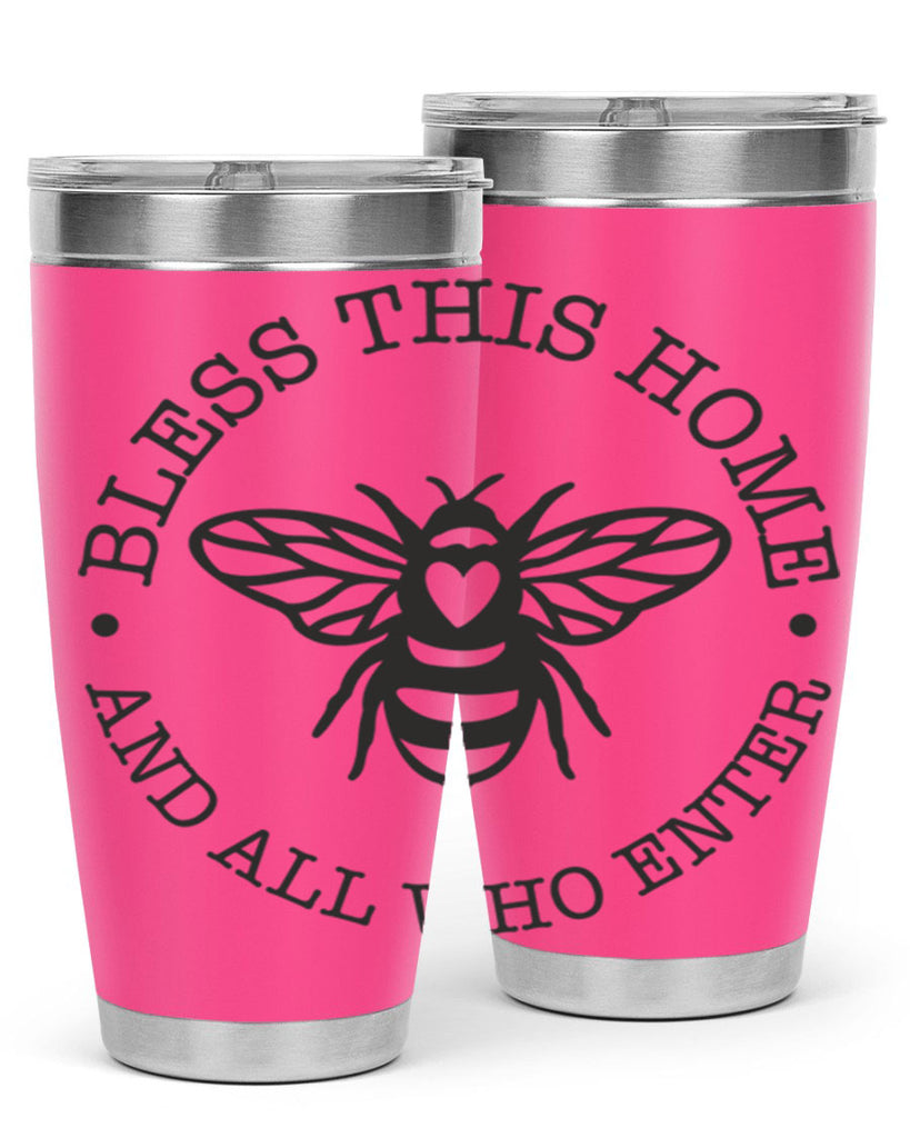 Bless this Home Bee59#- spring- Tumbler