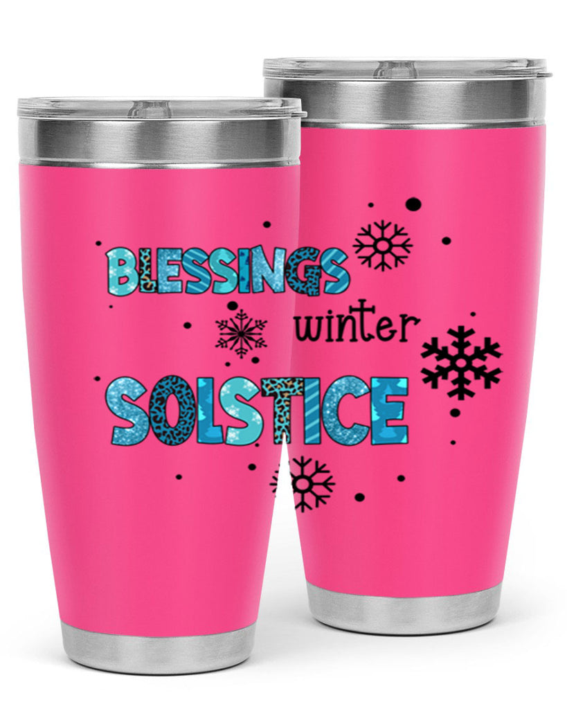 Blessings winter solstice 25#- winter- Tumbler