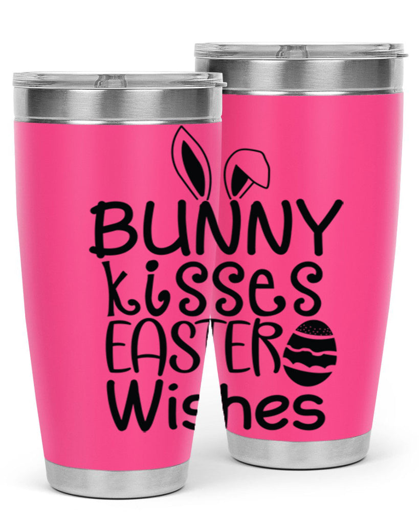Bunny kisses easter wishes  94#- spring- Tumbler