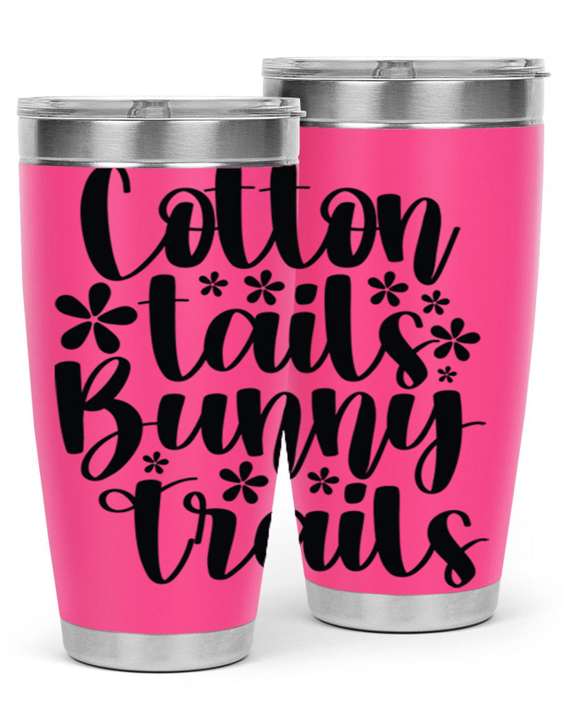Cotton tails bunny trails  113#- spring- Tumbler