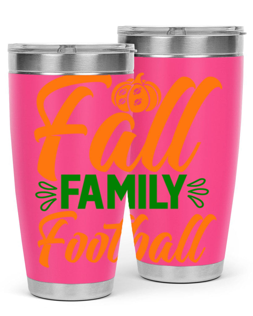 Fall Family Football 98#- fall- Tumbler