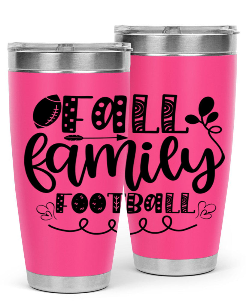 Fall Family Football 99#- fall- Tumbler
