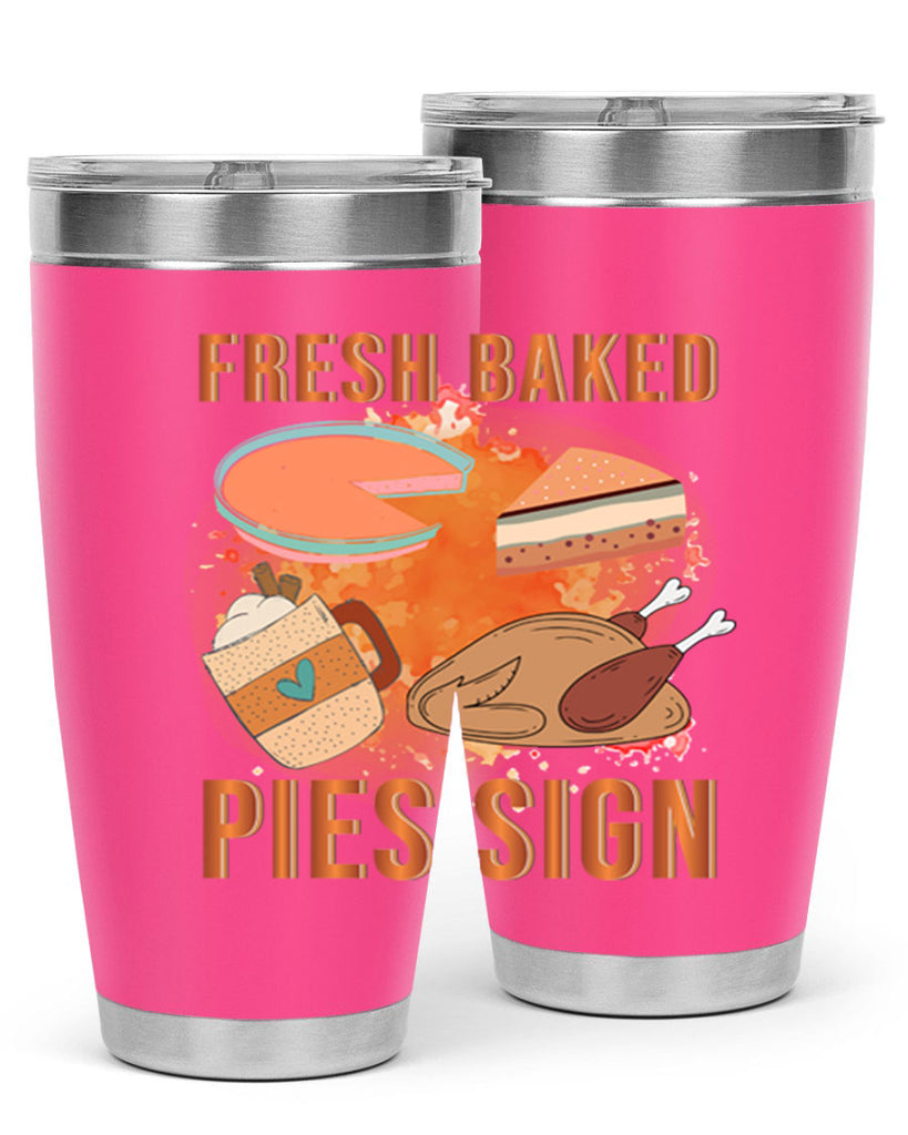 Fresh Baked Pies Sign 187#- fall- Tumbler