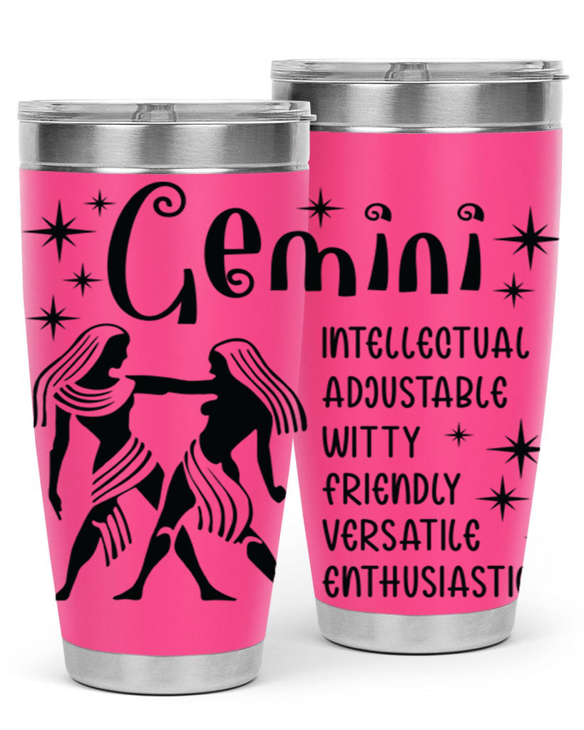 Gemini 217#- zodiac- Tumbler