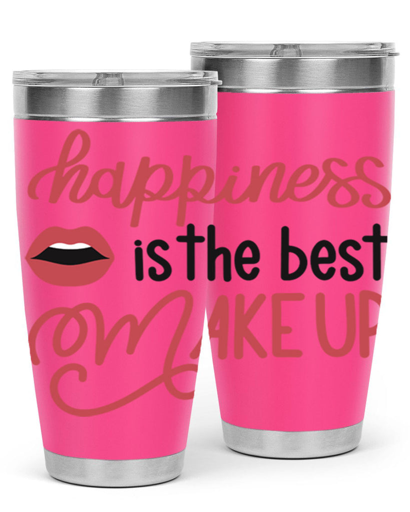 Happiness is the Best Makeup Style 94#- make up- Tumbler