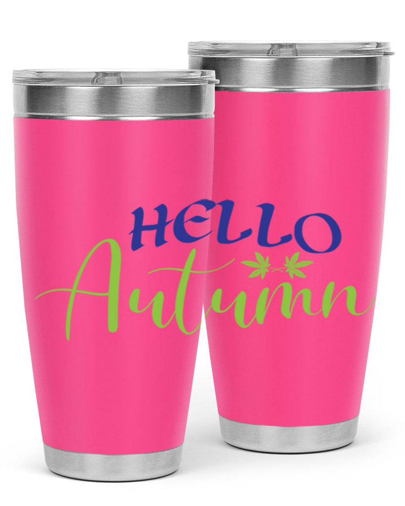 Hello Autumn 271#- fall- Tumbler